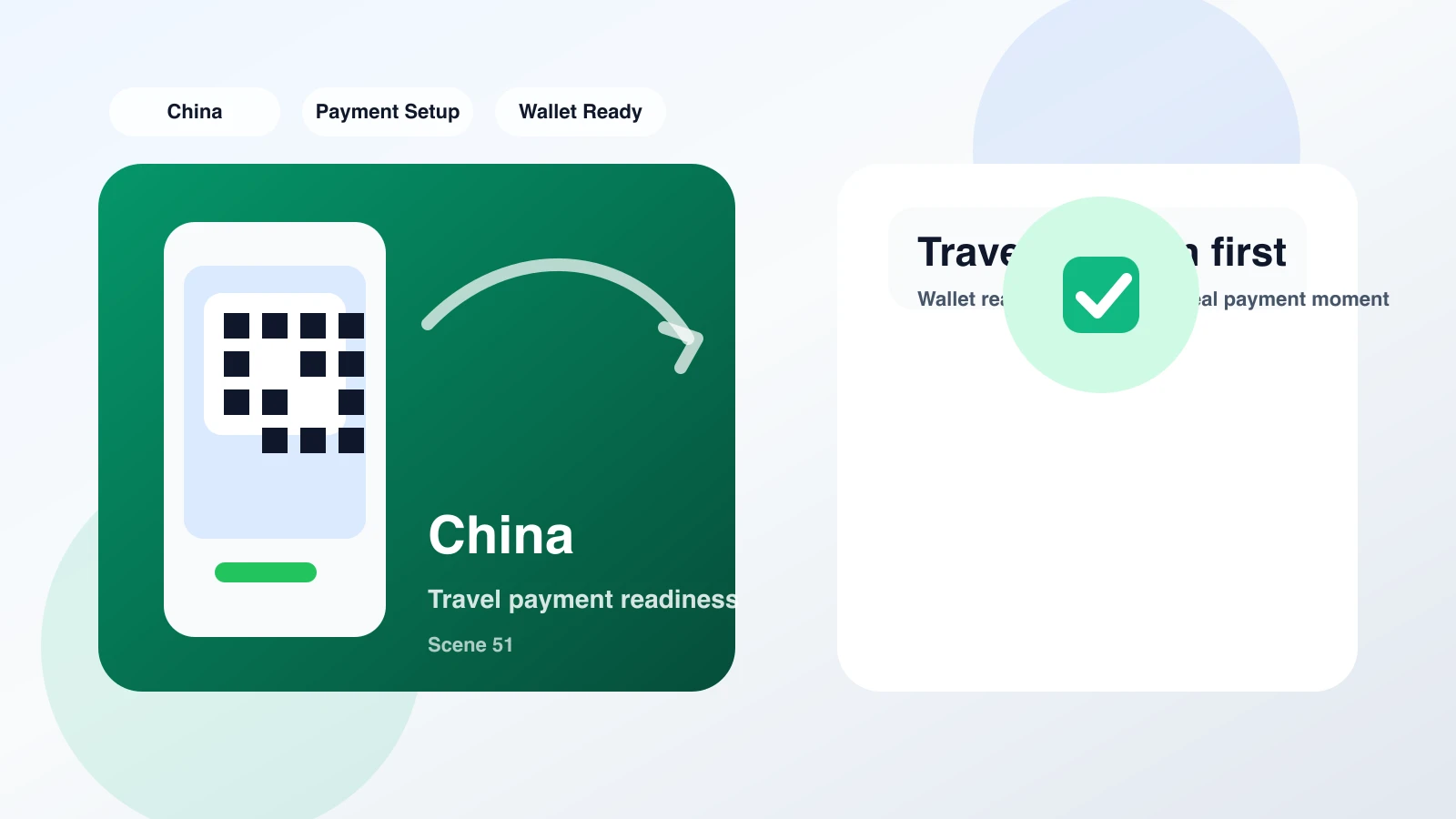 Close-up of a smartphone payment verification scene during local breakfast in Xi'an