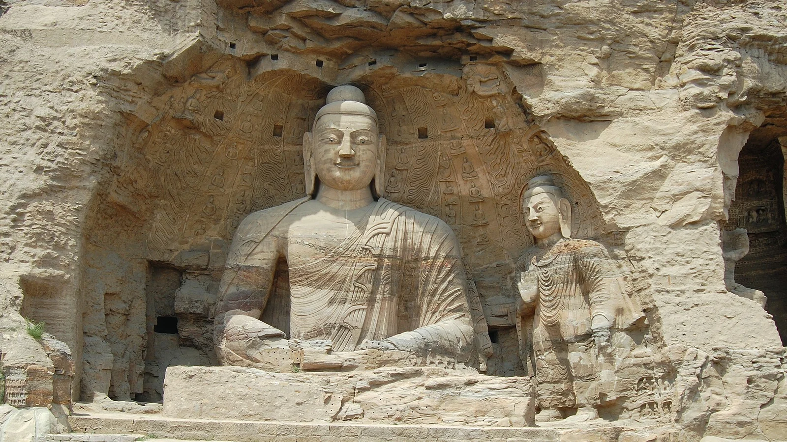 Yungang Grottoes in Datong