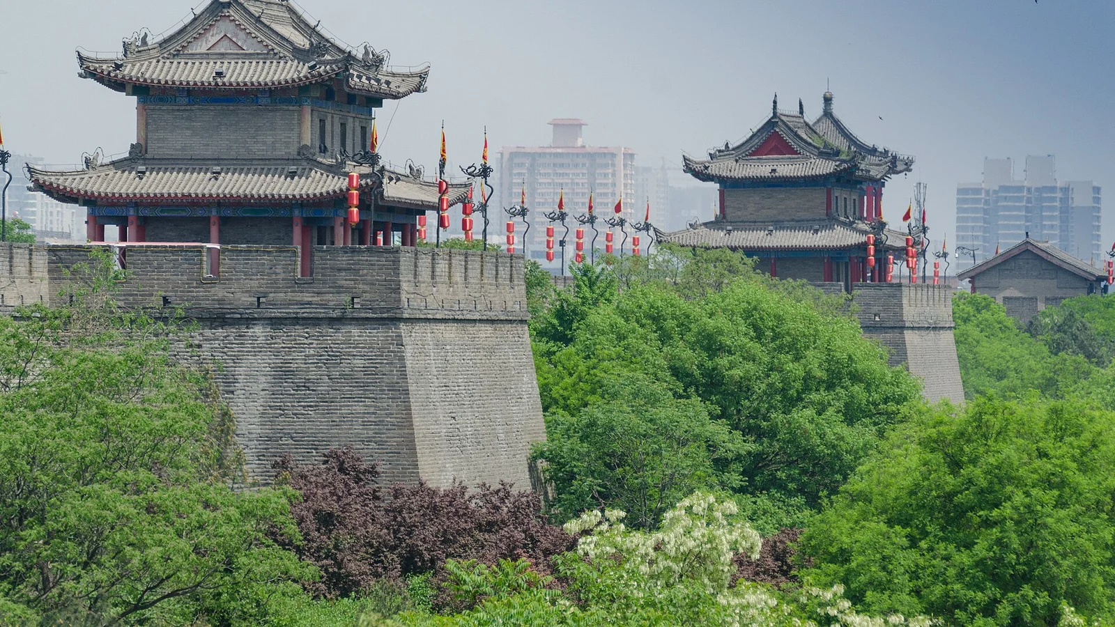 Xi'an City Wall in Xi'an