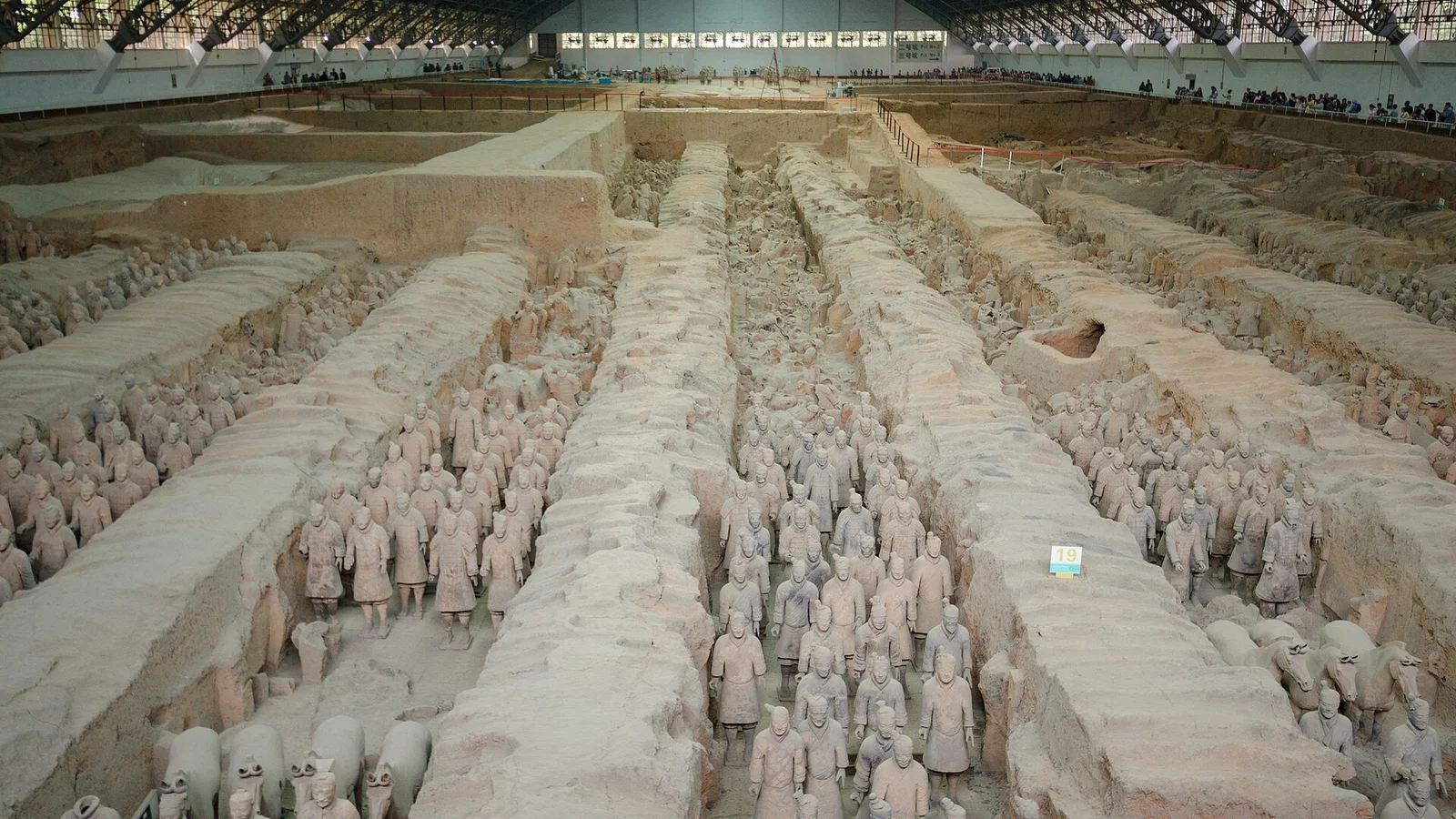 Xi'an city wall and old city skyline